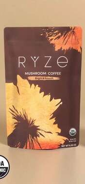 RYZE Organic Medium Roast Mushroom Coffee - 6.35oz (30 Servings)